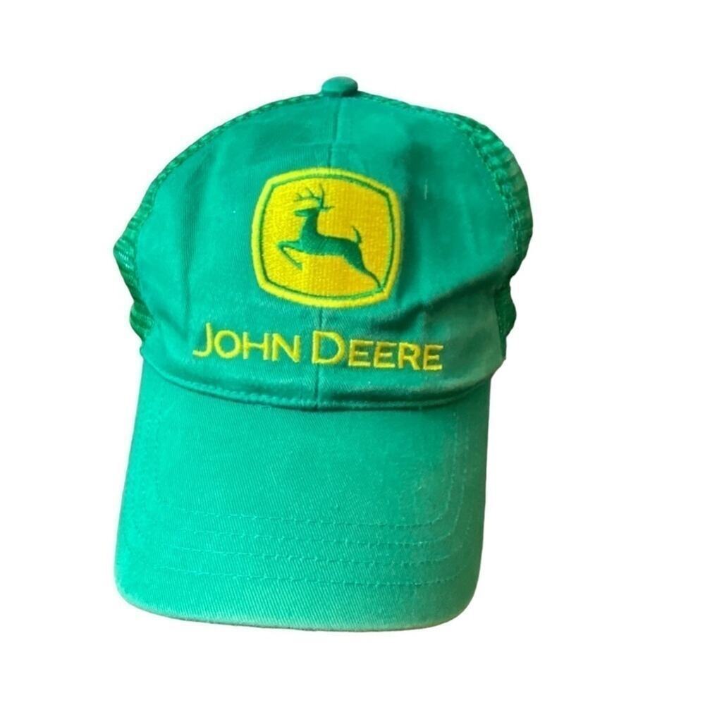 John Deere Snap Back Ball Cap Unisex One Size